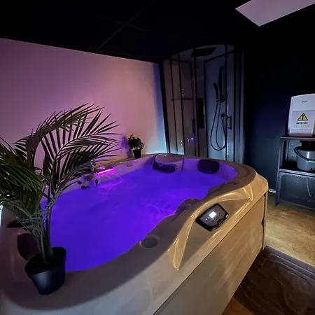 Cocon Jacuzzi Et Cinema 4k B Апартаменты *