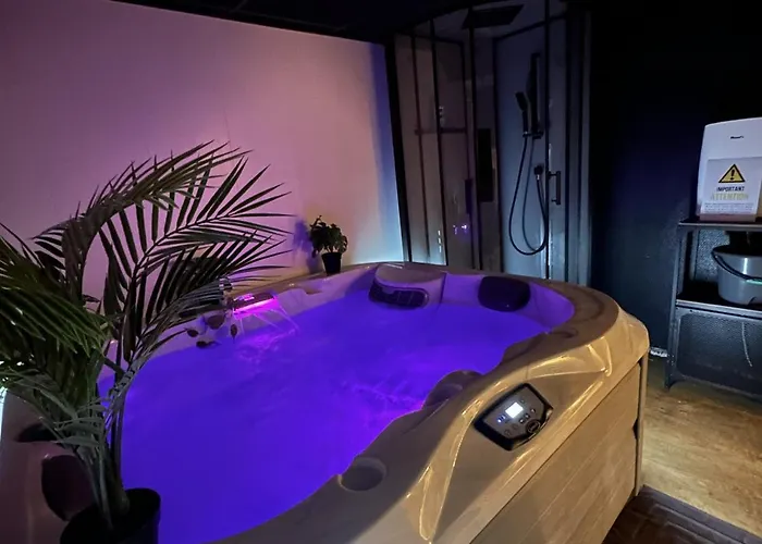 Cocon Jacuzzi Et Cinema 4k B Апартаменты *